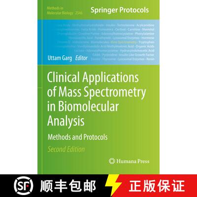 【3-4周达】Clinical Applications of Mass Spectrometry in Biomolecular Analysis : Methods and Protocol... [9781071625675]