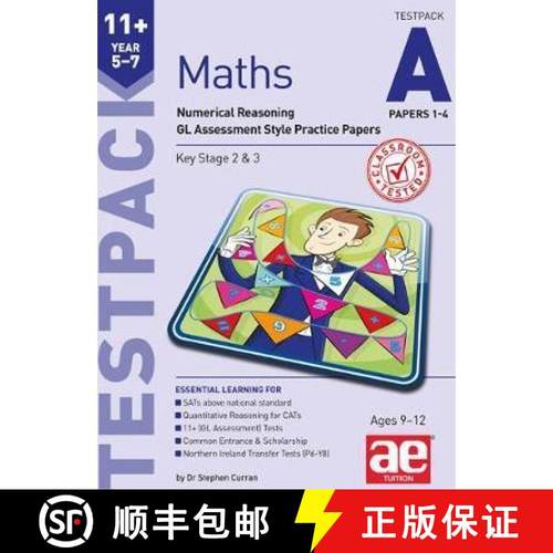 【3-4周达】11+ Maths Year 5-7 Testpack A Papers 1-4: Numerical Reasoning GL Assessment Style Practice... [9781910106884]