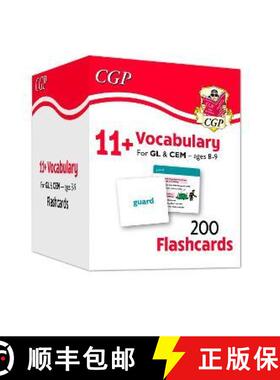 【3-4周达】11+ Vocabulary Flashcards for Ages 8-9 - Pack 1 [9781789086317]
