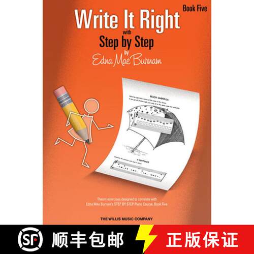 【3-4周达】Write It Right - Book 5: Written Lessons Designed to Correlate Exactly with Edna Mae Burna... [9781423436034]