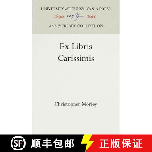 【3-4周达】精装 Ex Libris Carissimis [9781512804645]