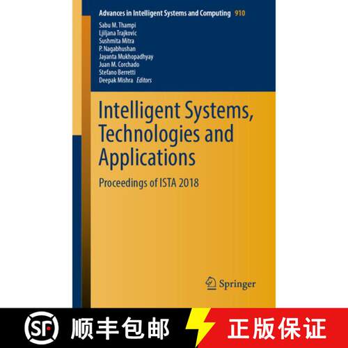 【3-4周达】Intelligent Systems, Technologies and Applications : Proceedings of ISTA 2018 [9789811360947]
