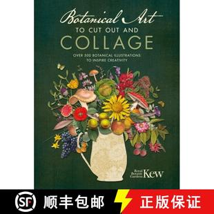 Illustrations 3周达 Art Out 500 Inspire Over Botanical Collage and 9781446309933 Creativity Cut