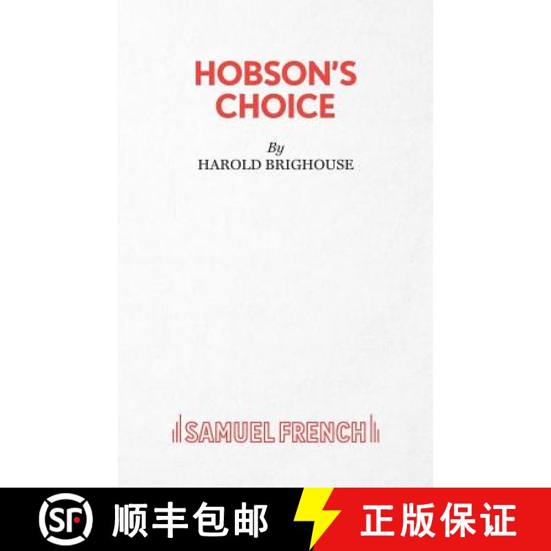【2-3周达】Hobson's Choice: Play [9780573011818]