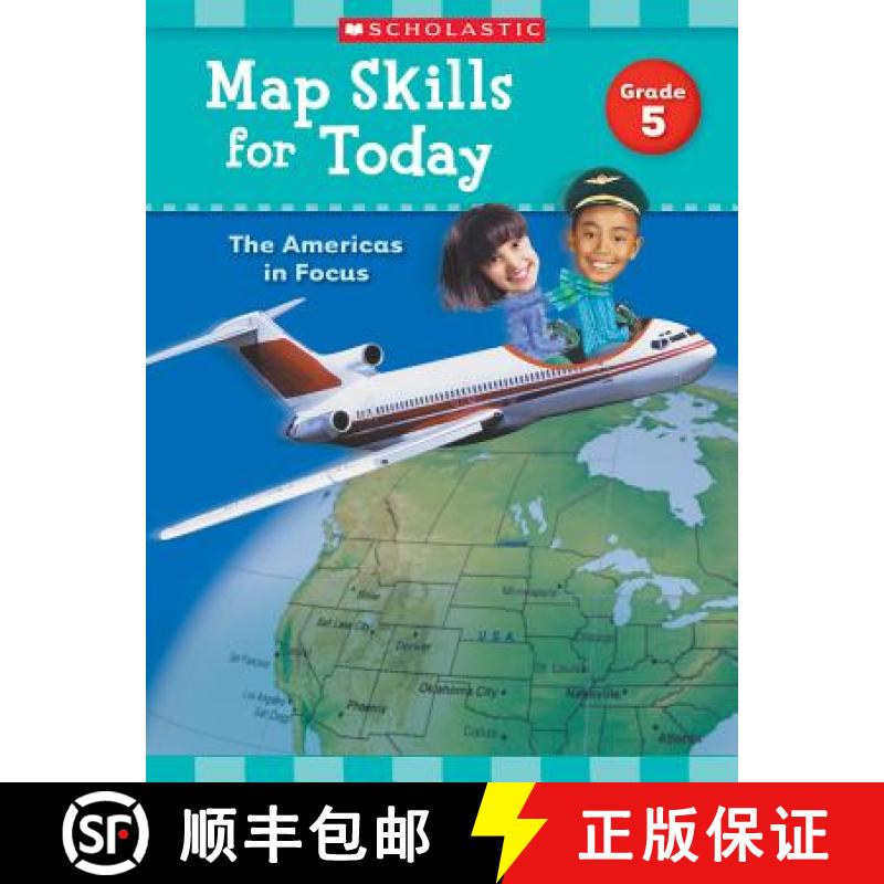 【3-4周达】Map Skills for Today: Grade 5: The Americas in Focus [9781338214925]