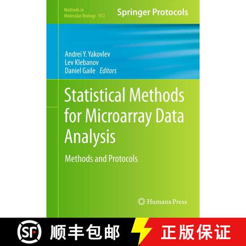 【3-4周达】精装 Statistical Methods for Microarray Data Analysis: Methods and Protocols - Statistical... [9781603273367]