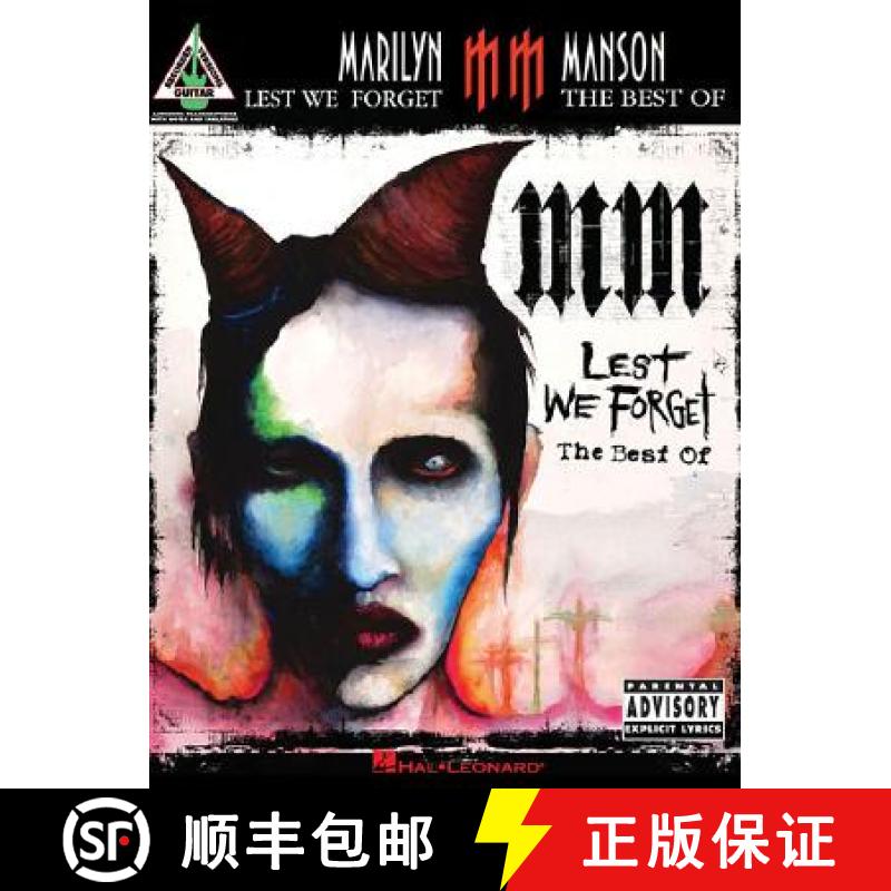 【3-4周达】Marilyn Manson - Lest We Forget: The Best of [9780634090981]