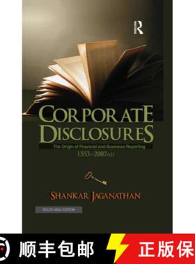 【3-4周达】Corporate Disclosures 1553 to 2007 ad: The Origin of Financial and Business Reporting [9780367276072]