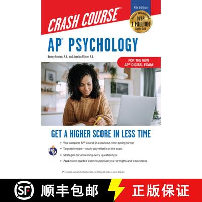 预订 AP Psychology Crash Course, Book + Online: Get a Higher Score in Less Time [9780738612850]