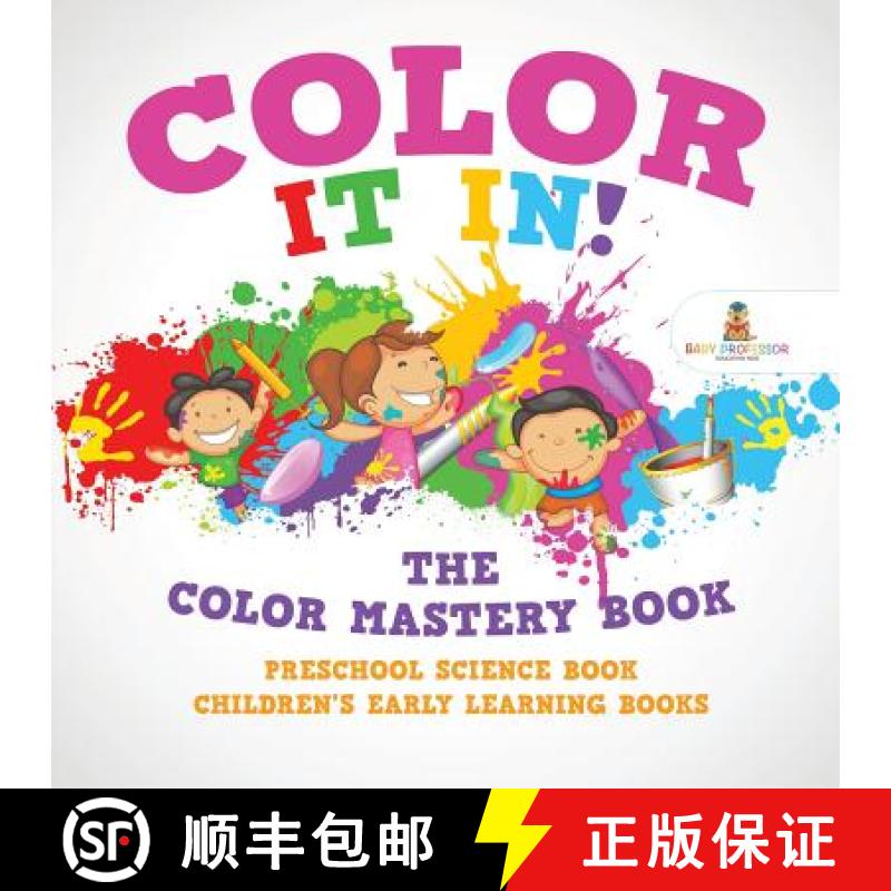 【3-4周达】Color It In! The Color Mastery Book - Preschool Science Book | Children's Early Learning B... [9781541930117]