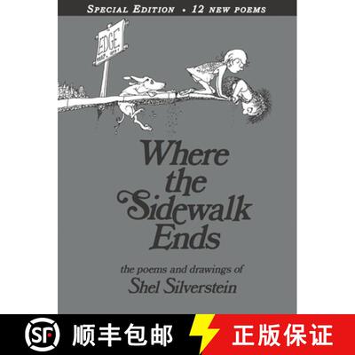 【3-4周达】精装 Where the Sidewalk Ends 30th A [9780060572341]
