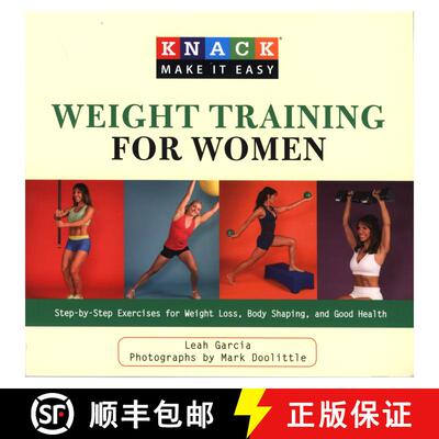 【3-4周达】Knack Weight Training for Women : Step-By-Step Exercises For Weight Loss, Body Shaping, An... [9781599215624]