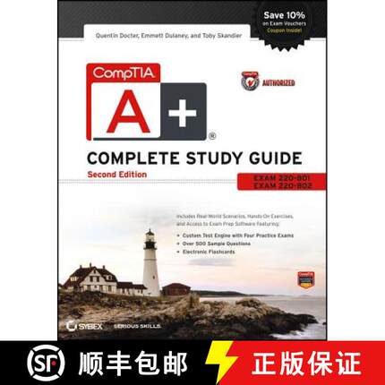 【3-4周达】CompTIA A+ Complete Study Guide Authorized Courseware: Exams 220-801 and 220-802 [9781118324059]