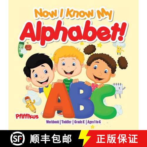【3-4周达】Now I Know My Alphabet! Workbook | Toddler-Grade K - Ages 1 to 6 [9781683776437]