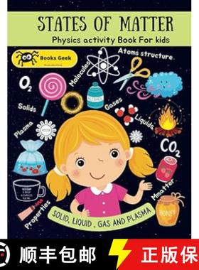 【3-4周达】states of matter book for kids liquid ,solid and gas: states of matter for kids physical s... [9798374951332]