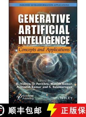 【3-4周达】精装 Generative Artificial Intelligence – Concepts and  Applications [9781394209224]