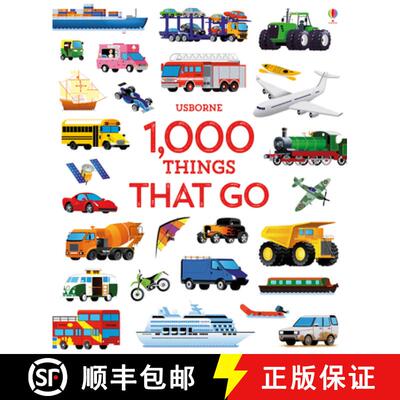 【3-4周达】1000 Things That Go [9781474951357]