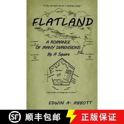 【3-4周达】Flatland: A Romance of Many Dimensions (by a Square) [9781618952851]