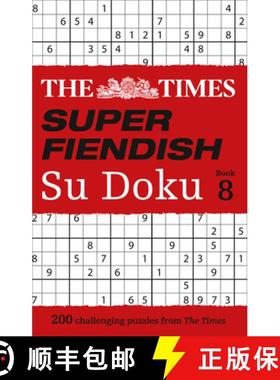 【3-4周达】The Times Super Fiendish Su Doku: Book 8, Volume 8: 200 Challenging Puzzles [9780008404345]