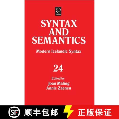 预订 Modern Icelandic Syntax [9780126061055]