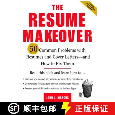 【3-4周达】Resume Makeover: 50 Common Problems With Resumes and Cover Letters - and How to Fix Them: ... [9780071410571]