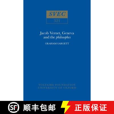 【3-4周达】精装 Jacob Vernet, Geneva and the Philosophes [9780729404839]
