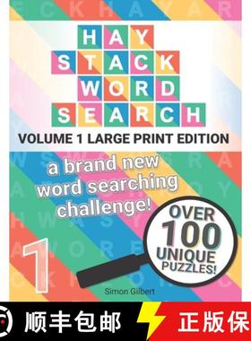 预订 Haystack Word Search - LARGE PRINT edition: A brand new word searching challenge! [9781838372613]