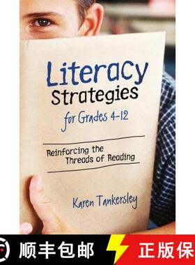 【3-4周达】LIteracy Strategies for Grades 4-12: Reinforcing the Threads of Reading [9781416601548]
