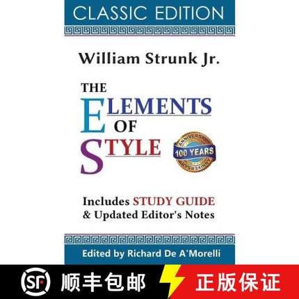 预订 The Elements of Style (Classic Edition, 2017) [9781988236513]