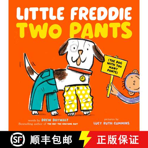【3-4周达】精装 Little Freddie Two Pants: (The Dog with Too Many Pants) [9780593691427]