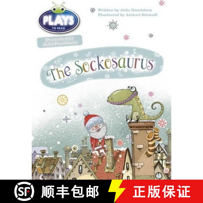 【2-3周达】Bug Club Guided Julia Donaldson Plays Year 1 Blue The Sockosaurus [9781447926290]
