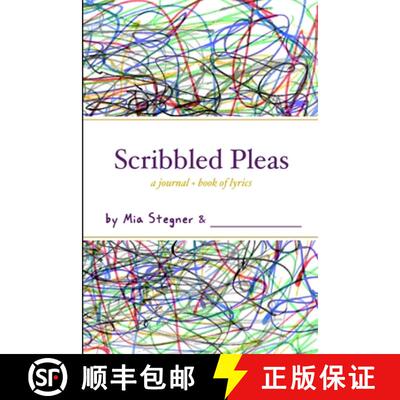 【3-4周达】Scribbled Pleas: a journal + book of lyrics [9781304229038]