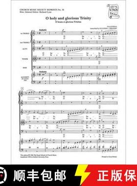 【3-4周达】O holy and glorious Trinity (O beata et gloriosa Trinitas): Vocal score [9780193952928]