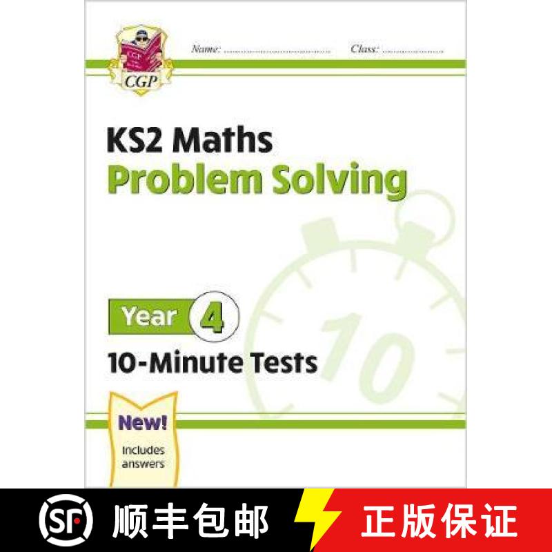 New KS2 Maths 10-Minute Tests: Problem Solving - Year 4: perfect for catching up at home (CGP KS2 Maths) [9781789086447]