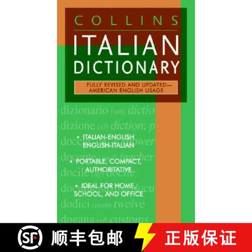 【3-4周达】Collins Italian Dictionary: Italian-English/English-Italian [9780061260490]
