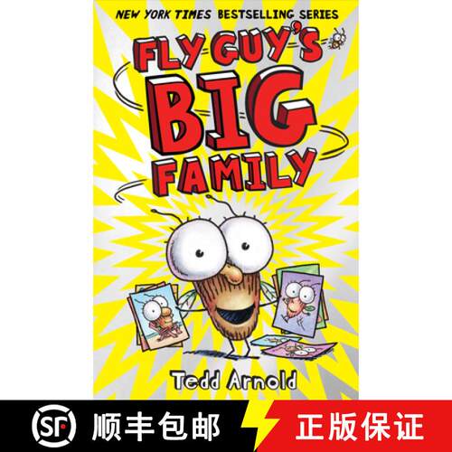 【3-4周达】精装 Fly Guy's Big Family (Fly Guy #17): Volume 17 [9780545663168]