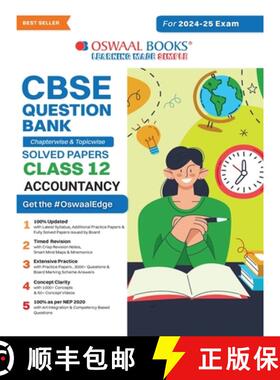 【3-4周达】Oswaal CBSE Question Bank Class 12 Accountancy, Chapterwise and Topicwise Solved Papers Fo... [9789359584393]