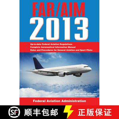 【3-4周达】FAR/AIM: Federal Aviation Regulations/Aeronautical Information Manual [9781616088347]
