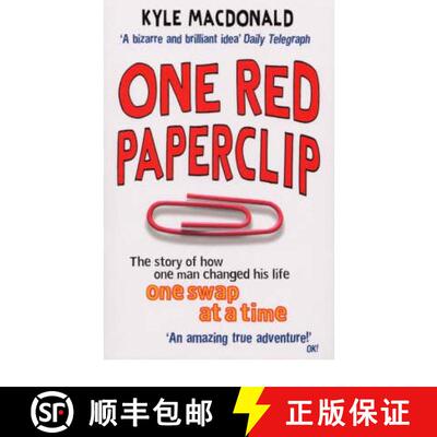 【3-4周达】One Red Paperclip : The story of how one man changed his life one swap at a time [9780091914530]