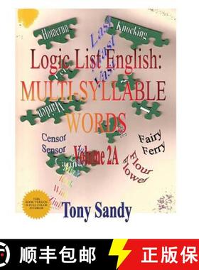 【3-4周达】Logic List English: Multi-Syllable Word: Vol. 2A [9781615002030]