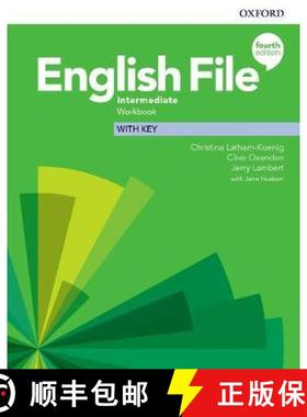 【3-4周达】English File: Intermediate: Workbook with Key [9780194036108]