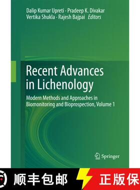 【3-4周达】Recent Advances in Lichenology : Modern Methods and Approaches in Biomonitoring and Biopro... [9788132221807]