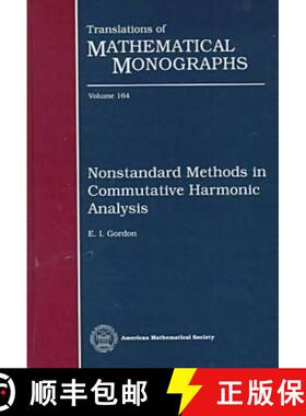 【3-4周达】精装 Nonstandard Methods in Commutative Harmonic Analysis [9780821804193]