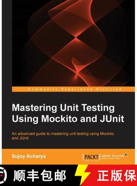 预订 Mastering Unit Testing Using Mockito and JUnit [9781783982509]