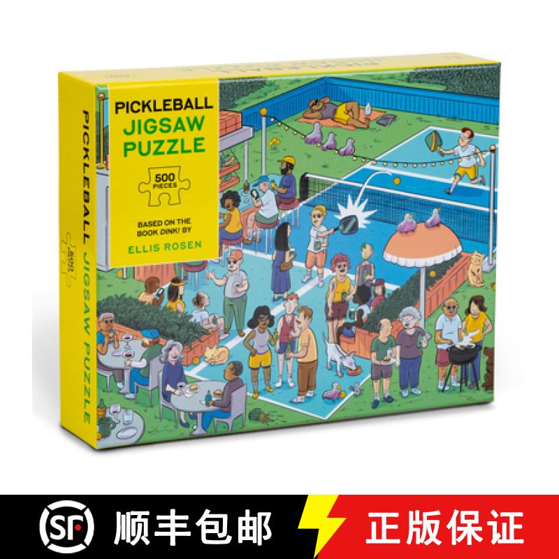 预订 Pickleball Jigsaw Puzzle: 500-Piece Jigsaw Puzzle Based on the Book Dink! (with 10 Hidden Pickle... [9781454951872]