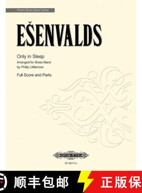 【3-4周达】Only in Sleep: Arranged for Brass Band by Phillip Littlemore (Score and Parts), Conductor ... [9790300762456]