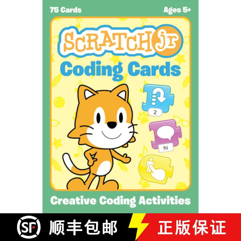 【3-4周达】Scratchjr Coding Cards: Creative Coding Activities [9781593278991]