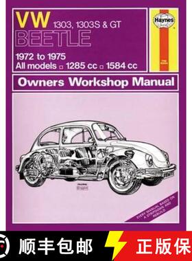 【3-4周达】VW Beetle 1303, 1303S & GT (72 - 75) Haynes Repair Manual [9780857336484]