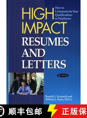 【3-4周达】High Impact Resumes & Letters: How to Communicate Your Qualifications to Employers, 9th Ed... [9781570232435]