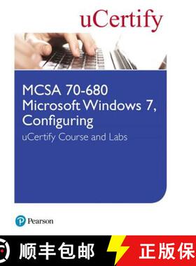 【3-4周达】McSa 70-680 Microsoft Windows 7, Configuring Ucertify Course and Labs [9780789759078]